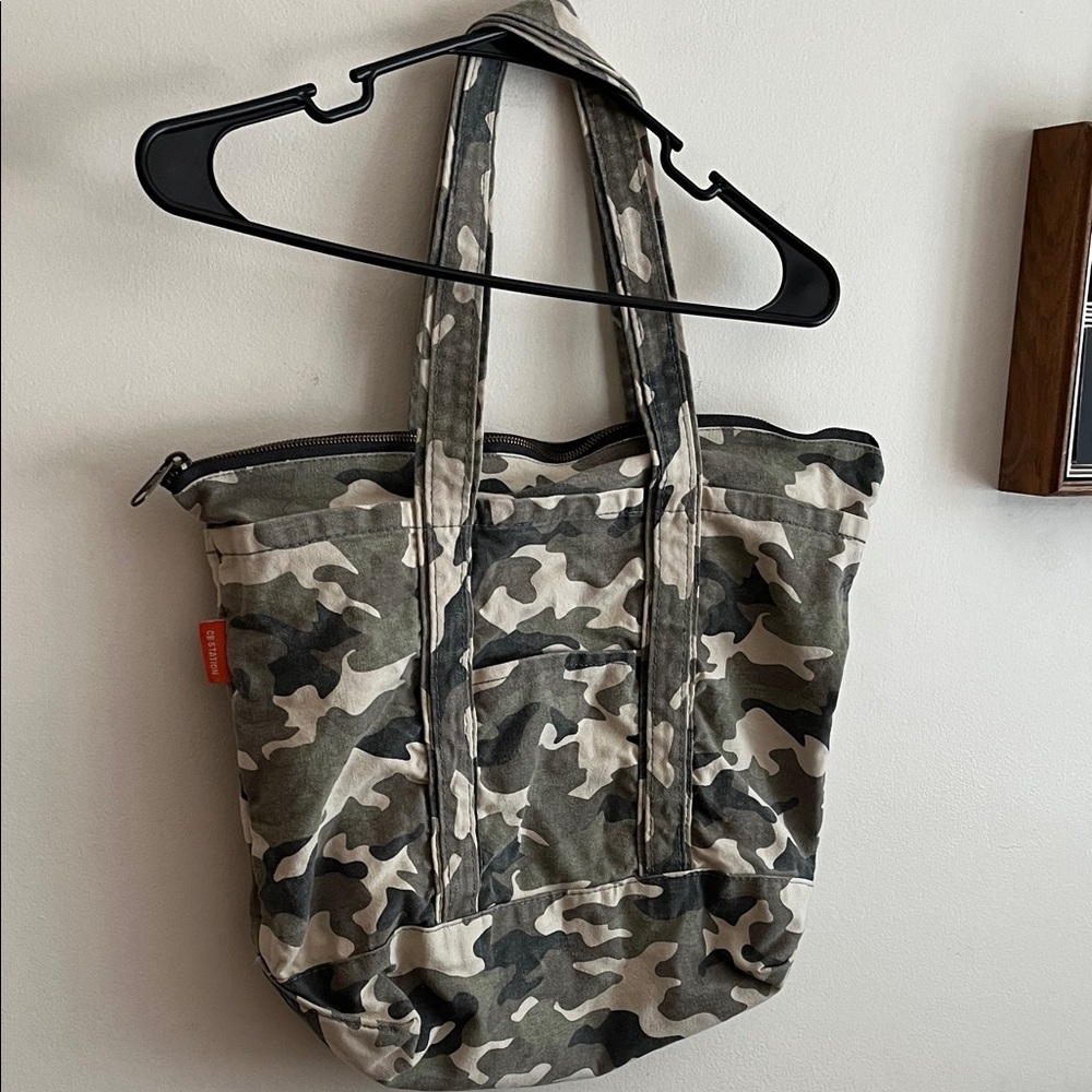 CB Station Camouflage Tote Bag